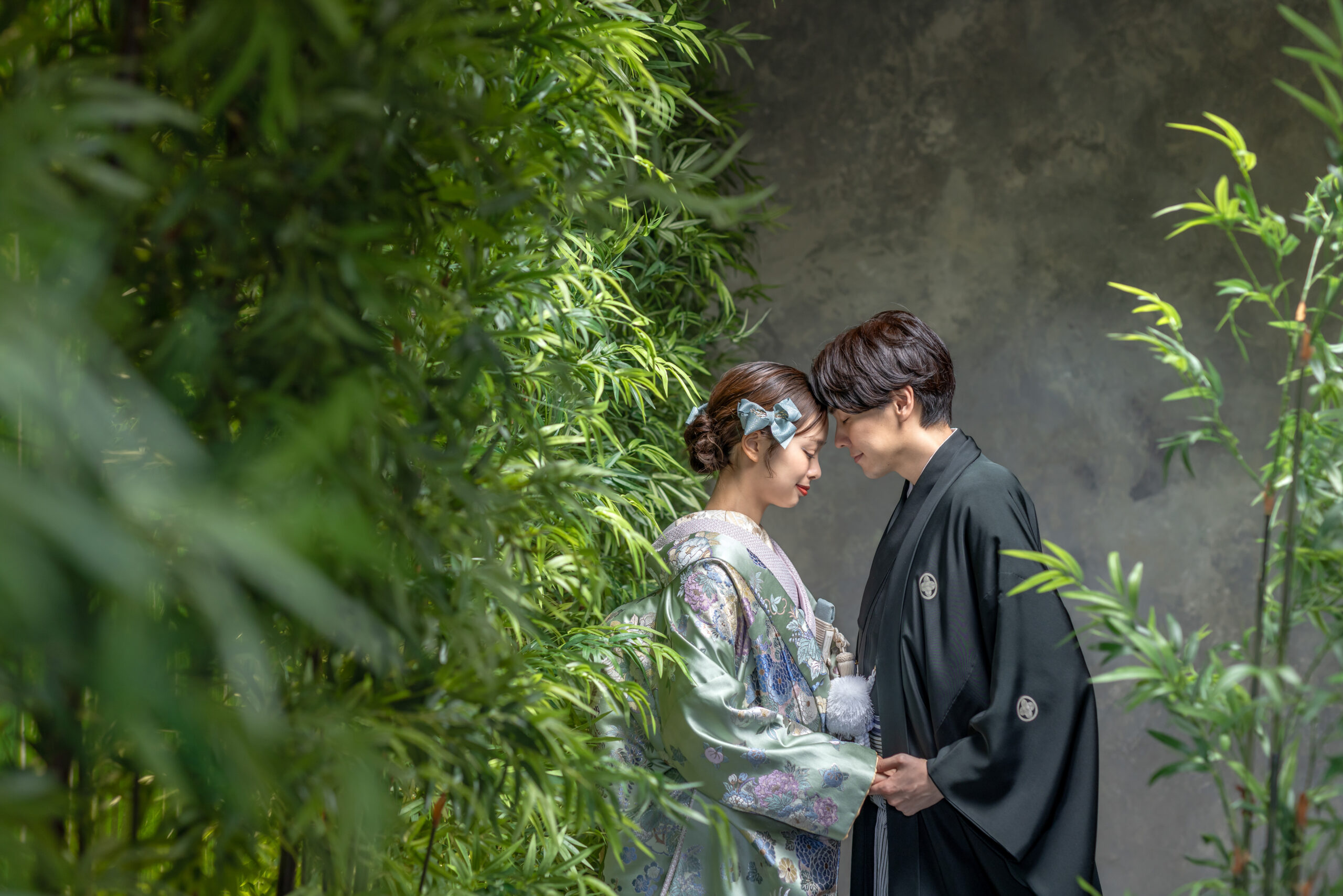 竹林,フォトウエディング,前撮り