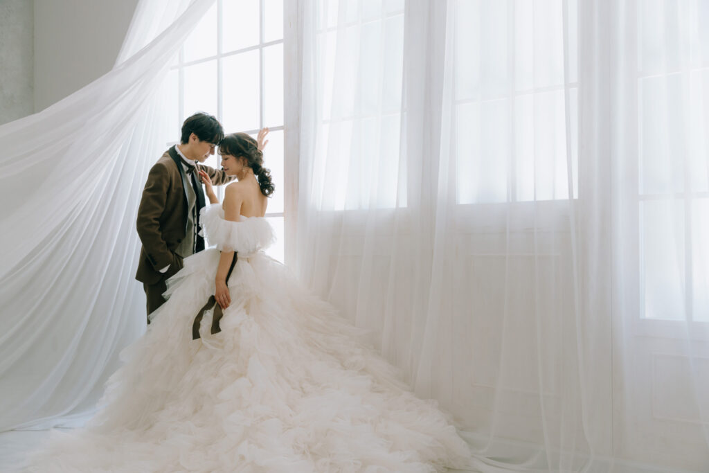 窓,フォトウエディング,前撮り