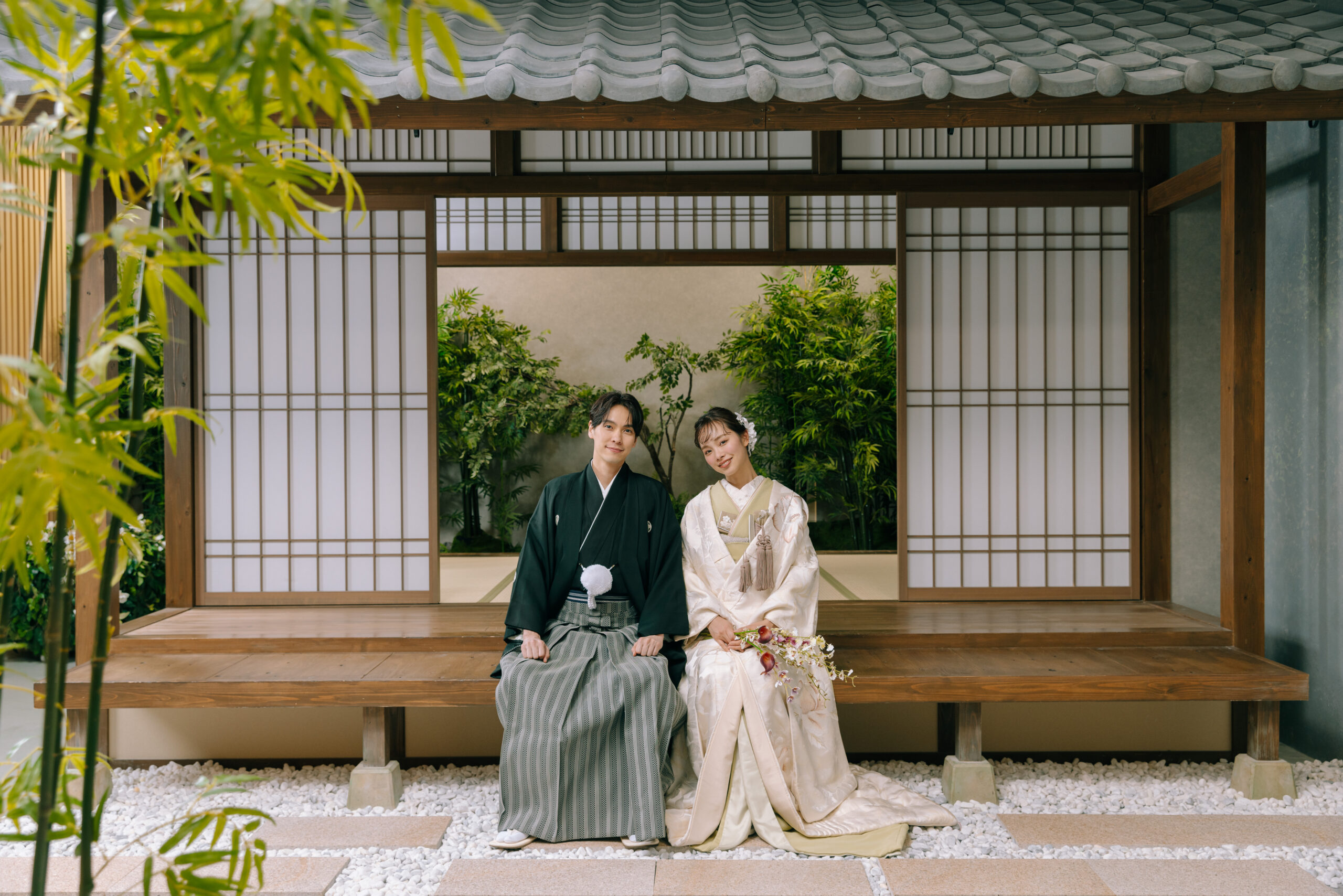 屋内庭園,フォトウエディング,前撮り